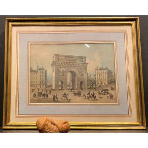 City Gate, Watercolor Drawing