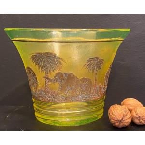 Vase De Karlsbad , Signé Moser