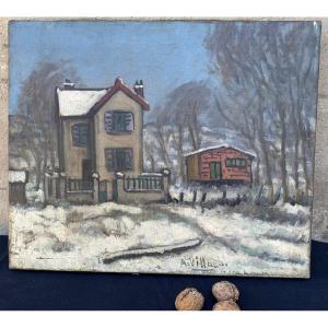 Painting Signed A Villard