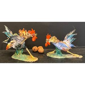 Cockfight, Carbet Ceramics