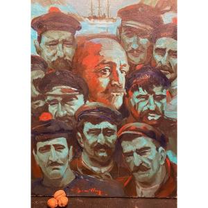 Painting, Painting Of The Why Not Crew