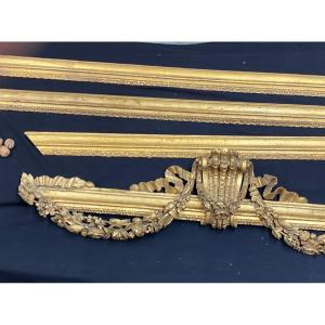 18th Century Carved And Gilded Wood Chopsticks
