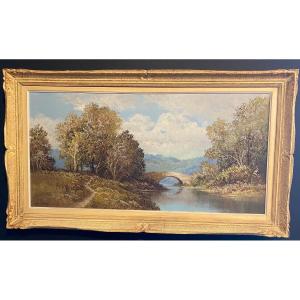 Table, Painting Signed Oula Levens