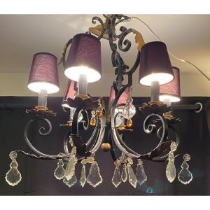 Wrought Iron Chandelier