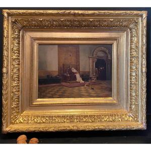 Table, Painting Representative Robert Le Pieux