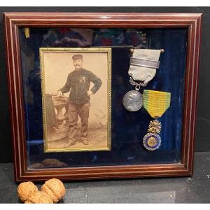 Proud Of His Medals