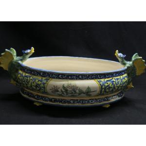 Dragon Planter, Henriot In Quimper