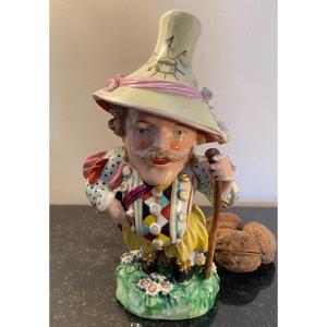 Polychrome Porcelain Statuette