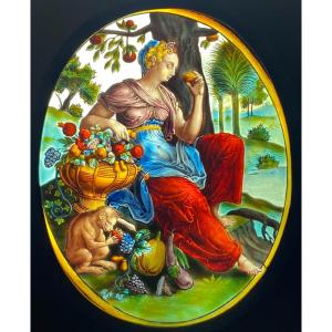 Stained Glass Window Depicting Pomona