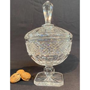 Cut Crystal Cup With Lid