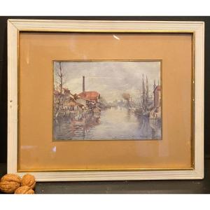 Watercolor Signed Chepfer