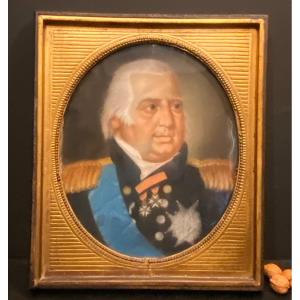 Painting, Pastel By Louis XVIII