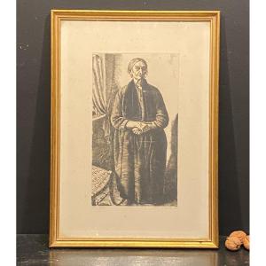 Engraving Signed André Jacquemin