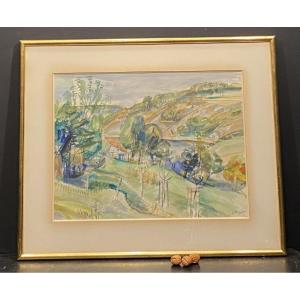 Painting, Watercolor Signed Ruppert