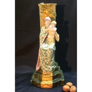 Earthenware Virgin, Known As The Virgin Of The Olives By Minghetti