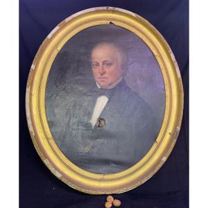 Large Portrait Of A Man To Be Restored