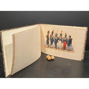 Book, Album Of Military Costumes By Ch Vernier