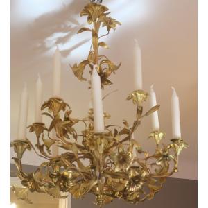 Fleur-de-lis Chandelier