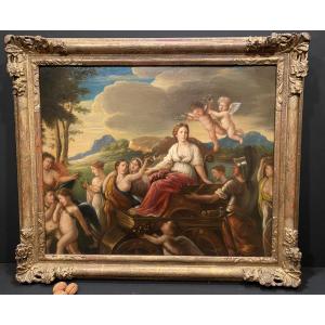 Painting, Painting Representing The Triumph Of Flora