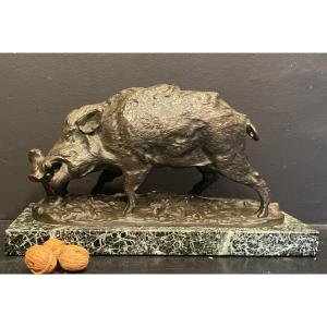 Bronze Boar By Pj Mene