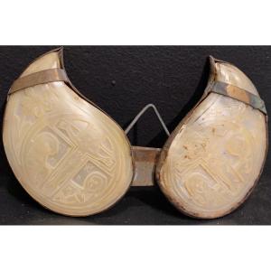 19th Century Mother-of-pearl Brooches