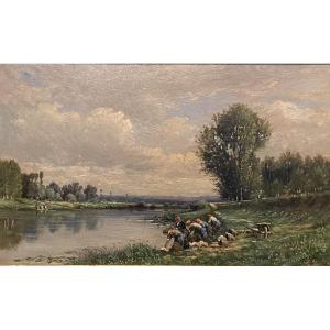 Painting, Picture Signed Perret