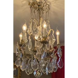 Six-light Crystal Chandelier