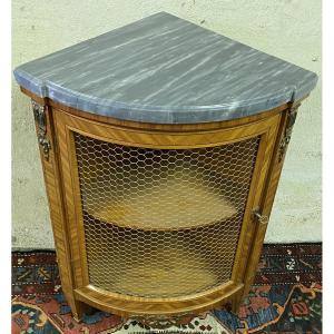 Louis XVI Style Corner Cabinet