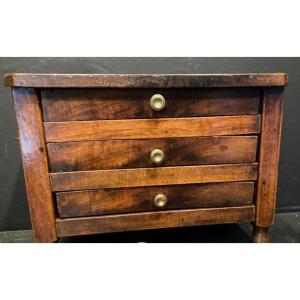 Miniature Chest Of Drawers, 19th Century