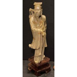 Statuette In Lardstone.