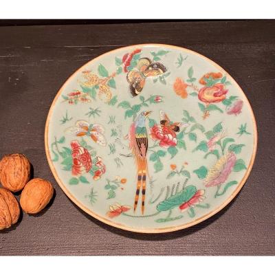 Plate With Green Background, China XIX °