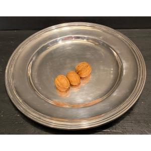 Annealed Silver Metal Dish