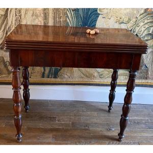 Mahogany Game Table