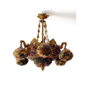 Art Nouveau Chandelier - Murano - Circa 1905