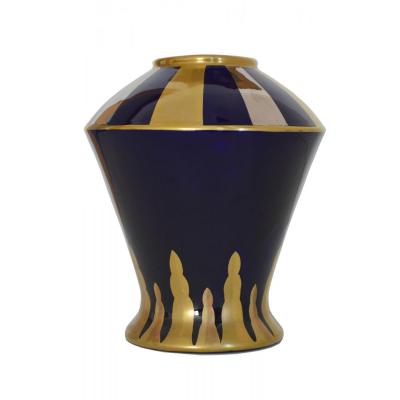 Art Deco Vase - Gustave Asch ( 1856 - 1911)