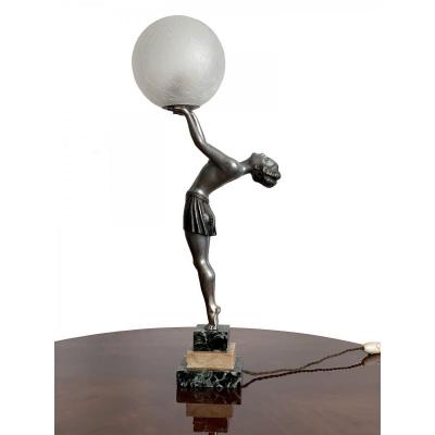 Art Deco Lamp - The Dancer - Signed Ballesti