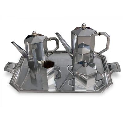 Modernist Service - Silver Metal