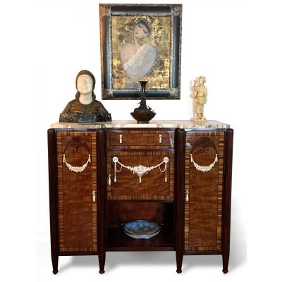 Art Deco / Art Nouveau Sideboard | Macassar And Rosewood