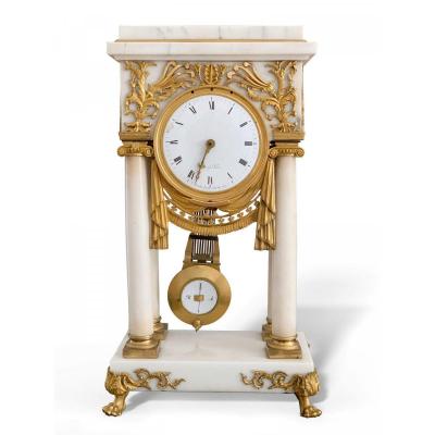 Thiery In Paris - Great Empire Port Clock, Robert-houdin Fils System