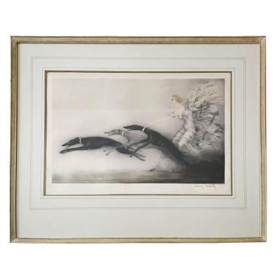 Speed II - Aquatint, Painting By Louis Icart (1888 - 1950)
