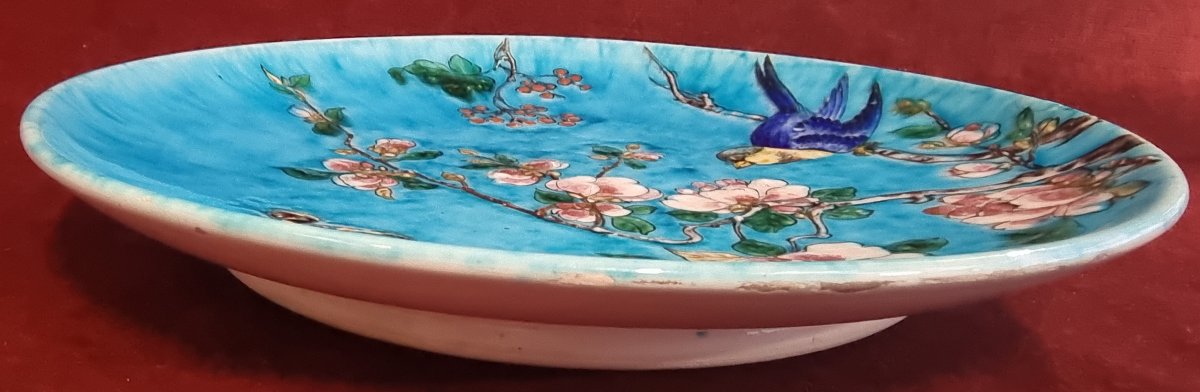 PIATTO IN CERAMICA - XIX secolo - THEODORE DECK (1823-1891)-photo-2