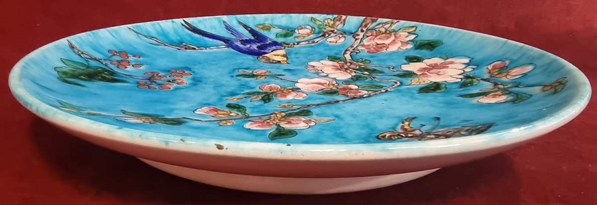 PIATTO IN CERAMICA - XIX secolo - THEODORE DECK (1823-1891)-photo-3