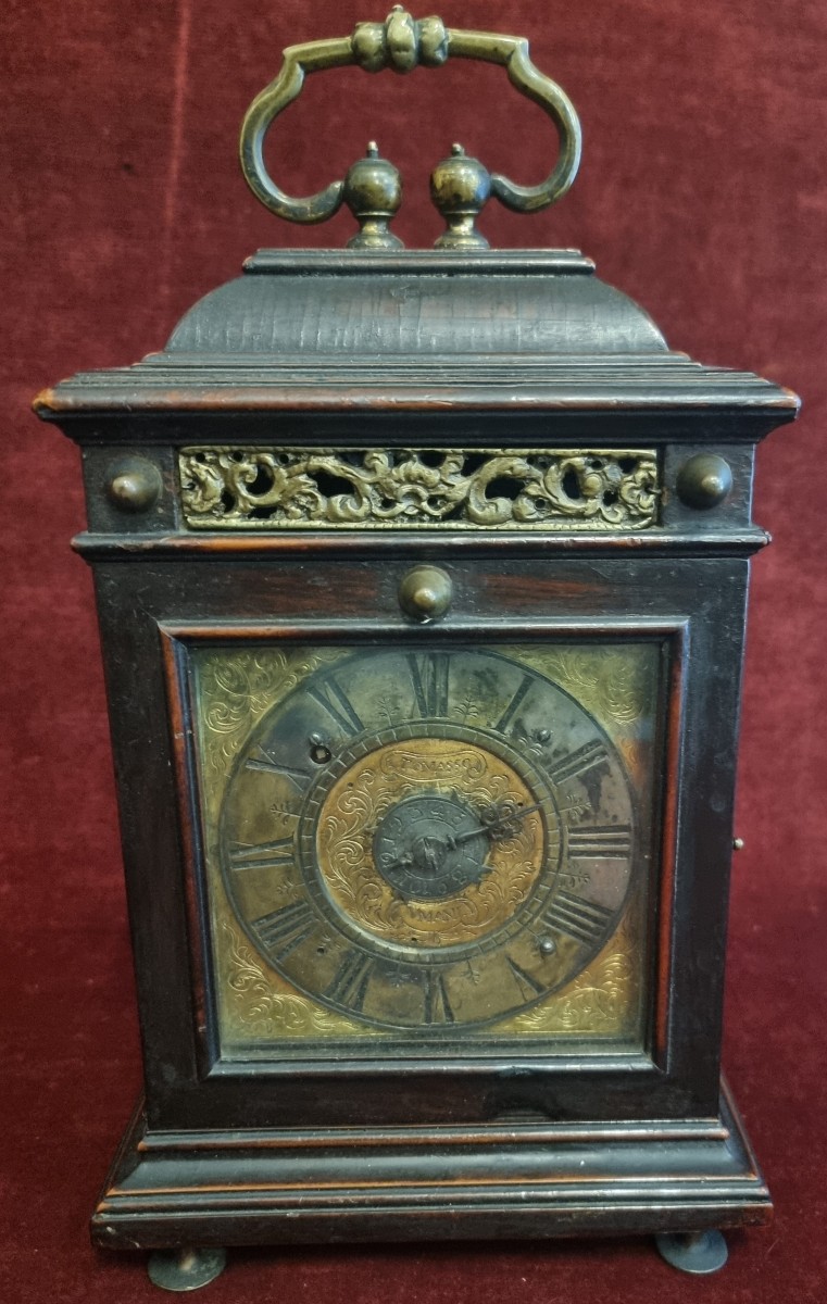 OROLOGIO DA TAVOLO - XVII SECOLO - FIRMATO