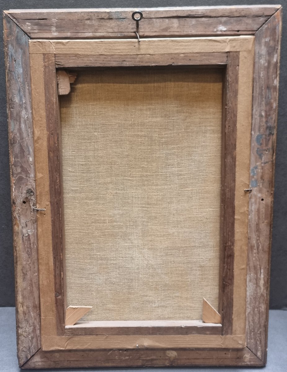 Dipinto olio su tela - Ragazza romana seduta - Georg von Rosen (1843-1923)-photo-5