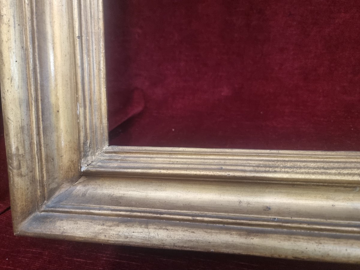 CORNICE DORATA A FOGLIA D'ORO - SALVATOR ROSA - MANIFATTURA ROMA - PRIMA META' DEL XVIII SECOLO-photo-2