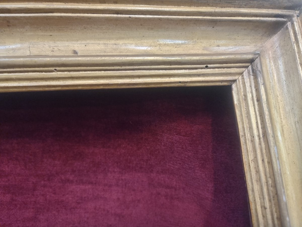 CORNICE DORATA A FOGLIA D'ORO - SALVATOR ROSA - MANIFATTURA ROMA - PRIMA META' DEL XVIII SECOLO-photo-4