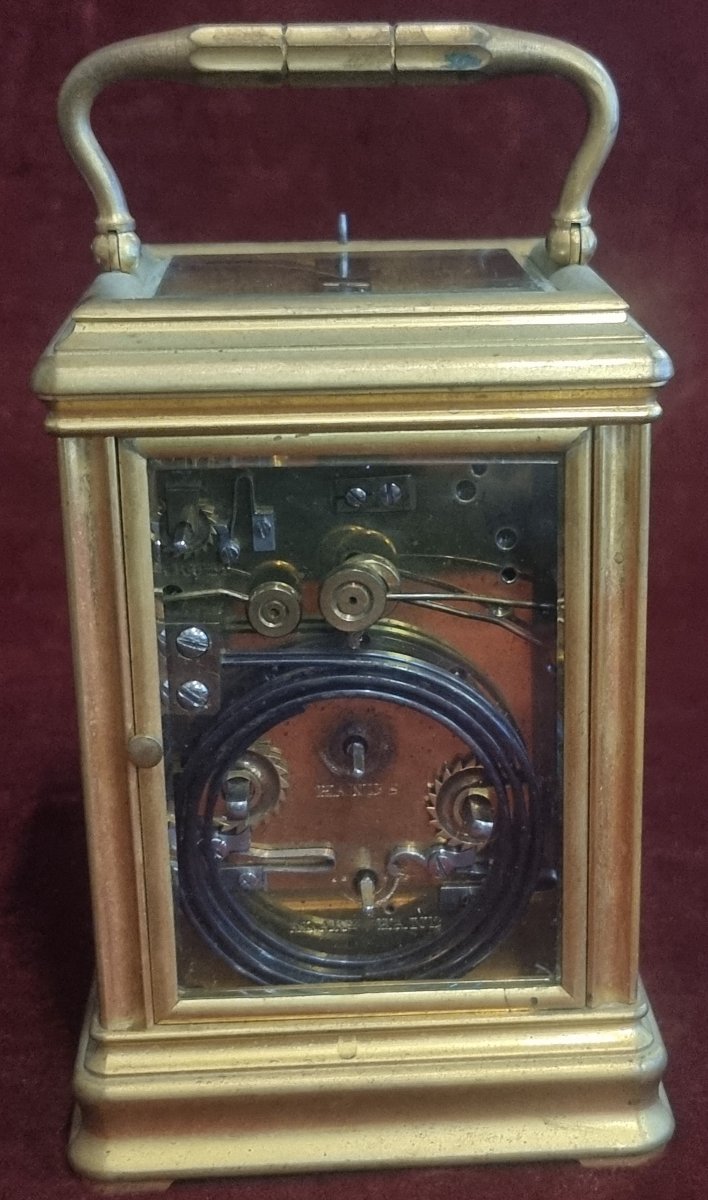 OROLOGIO DA VIAGGIO IN OTTONE - MUSY PADRE E FIGLIO TORINO -  FINE XIX SECOLO-photo-1