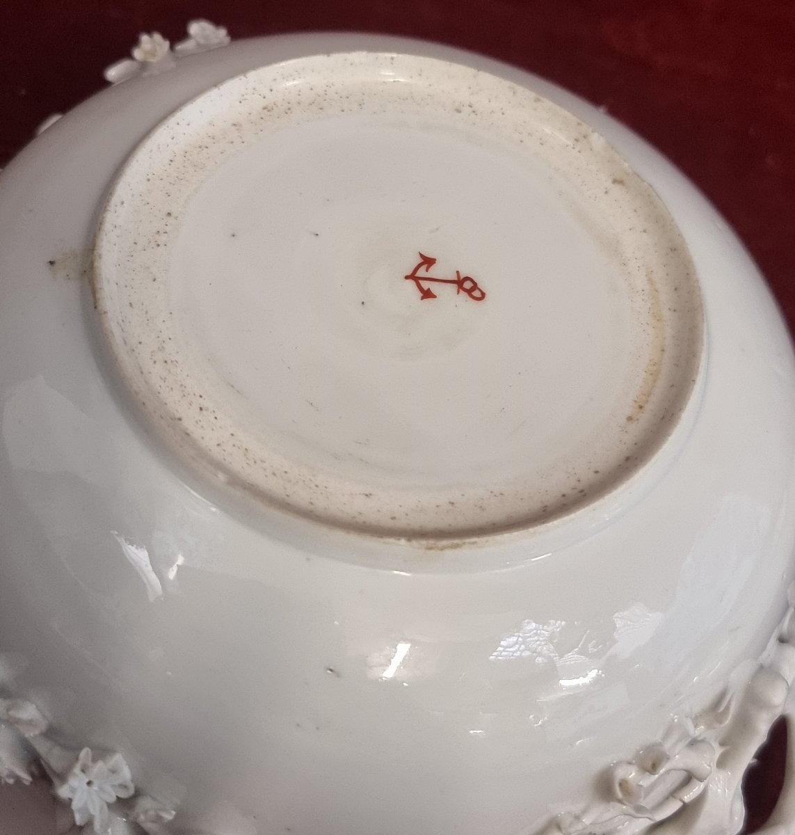 TAZZA DA PUERPERA IN PORCELLANA BIANCA - MANIFATURA COZZI VENEZIA - SECONDA META' XVIII SECOLO-photo-3