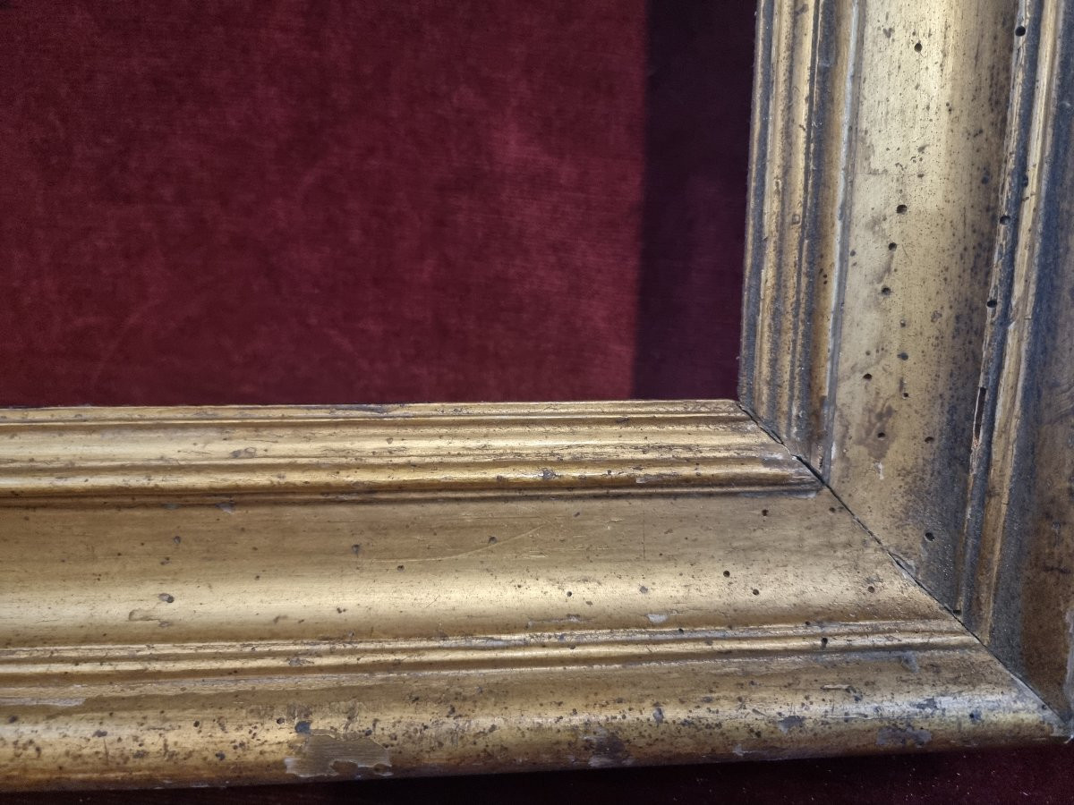 CORNICE DORATA A FOGLIA D'ORO - SALVATOR ROSA - MANIFATTURA ROMA - PRIMA META' DEL XVIII SECOLO-photo-1