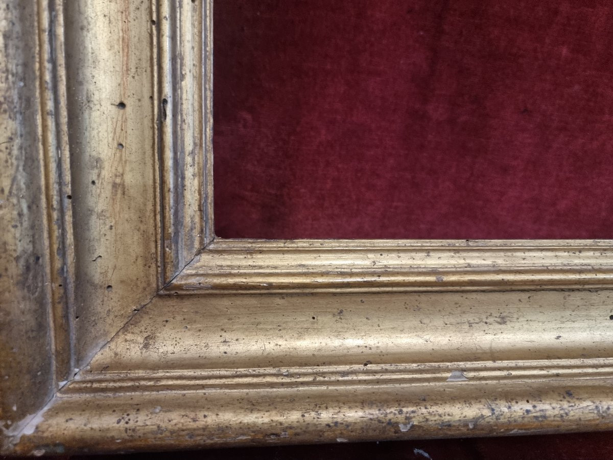 CORNICE DORATA A FOGLIA D'ORO - SALVATOR ROSA - MANIFATTURA ROMA - PRIMA META' DEL XVIII SECOLO-photo-2